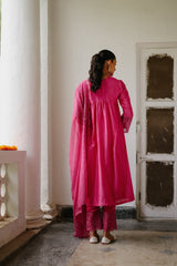 Utsav Pink Embroidered Suit