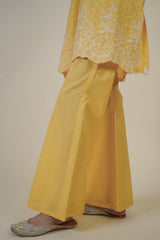 YELLOW EMBROIDERED SUIT SET