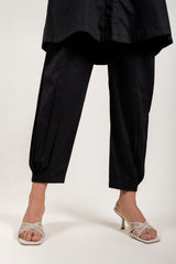 BLACK EMBROIDERED SUIT SET