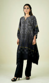Woollen 0mbre Kaftan