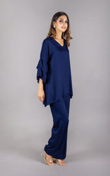 Flowy Navy Blue Co-ord Set