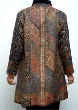 BLACK PAISLEY KAANI CAPE