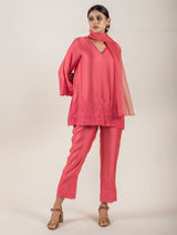 PUNCH PINK CO-ORD SET