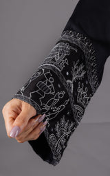 Umang Black Embroidered Top