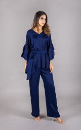 Flowy Navy Blue Co-ord Set