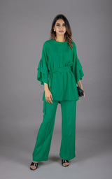 Flowy Emerald Green Co-ord Set