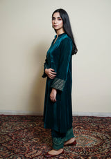 GREEN VELVET SUIT