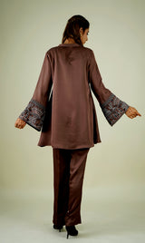 Coffee Brown Co-Ord Set For Women Online India