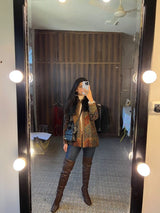 BLACK PAISLEY KAANI CAPE