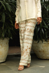 Ivory Embroidered Co-ord Set