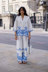 Azure Broderie White Set