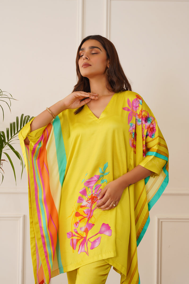 Green Haven Kaftan Set