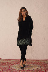 Black Velvet Thread Embroidery Set- Inching India