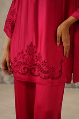 floral cutwork embroidery