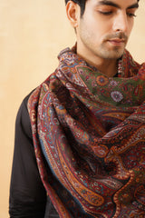 Regal Woven Shawl for Men