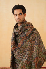 Abstract Woven Shawl for Men- Inchingindia