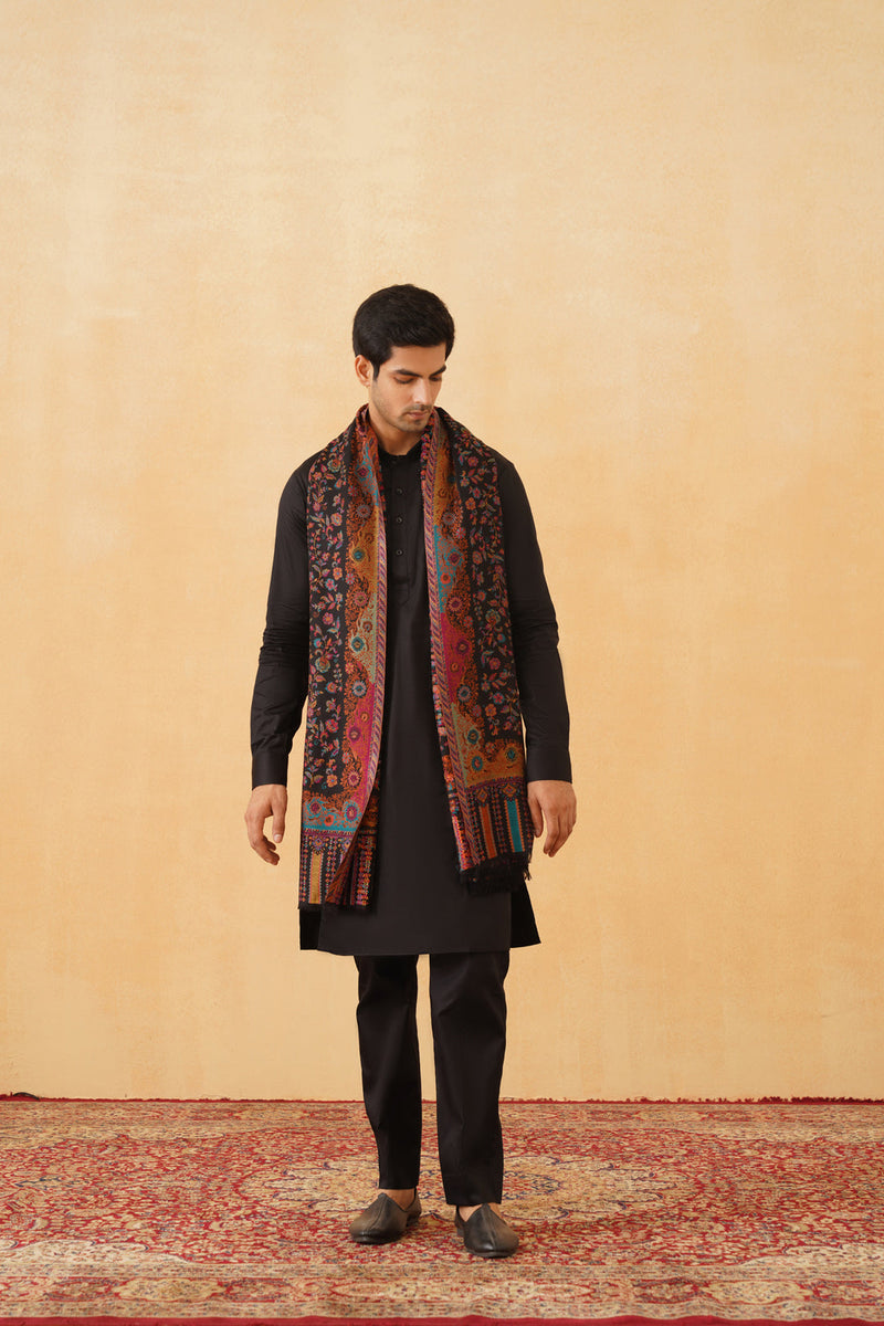 Floral Fusion Shawl for Men