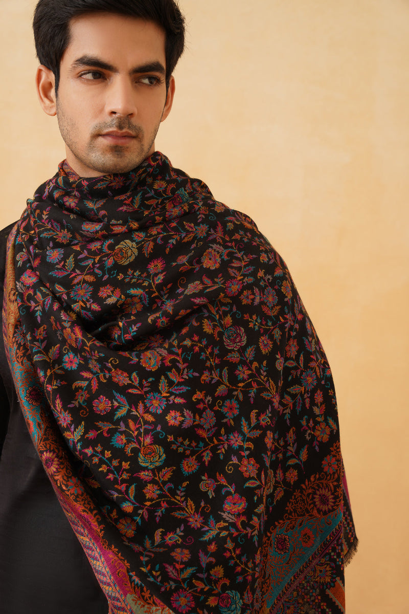 Floral Fusion Shawl for Men