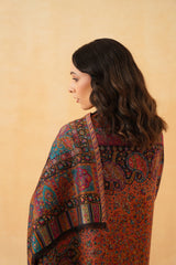 Multi Fusion Jamawar premium shawl for women