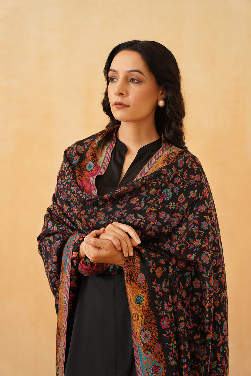 Floral Fusion Indian Shawl for Women Online