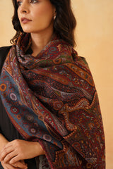 Regal Woven Shawl for Women- Inchingindia