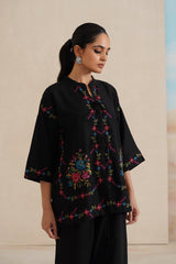 Mehak Noir Cross Stitch Co-ord Set