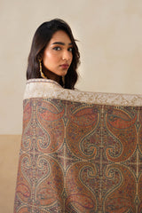 Darbar pashmina shawl draped elegantly for wedding occasion