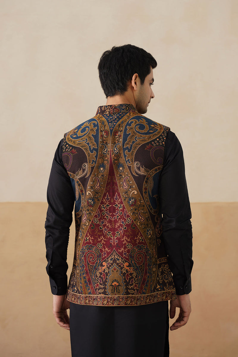 Meher Kaani Jacquard Jacket with Kurta & Pant