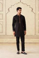 Meher Black Embroidered Kurta & Pant
