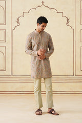 Meher Mint Green Embroidered Kurta & Pant
