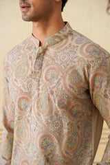 Meher Mint Green Embroidered Kurta & Pant