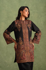 Aafreen Black Woven Set