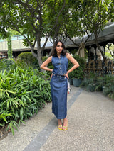Denim Skirt Set- Inchingindia