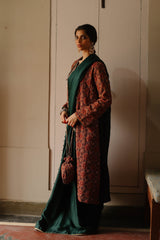 Parv Hand Embroidered Long Jacket