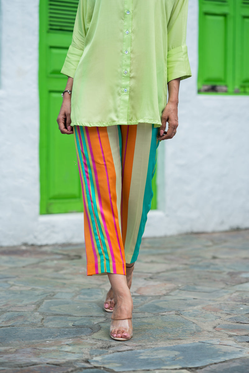 Vibrant Summer Striped Set