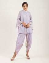 LILAC EMBROIDERED TOP