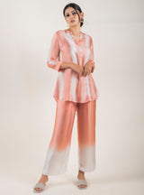 PEACH TIE AND DYE CO-ORD SET