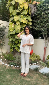 CREAM CO-ORD SET