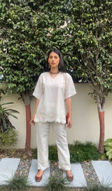 CREAM CO-ORD SET