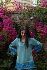 Ocean Blue Women's  Co-ord Set Online