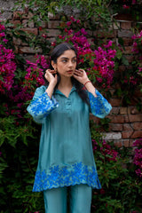 Ocean Blue Women's  Co-ord Set Online